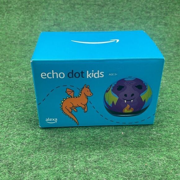 Amazon Echo Kids Dot (5th Gen 2022 ) with Alexa Owl or Fire Dragon New Sealed - Picture 1 of 3
